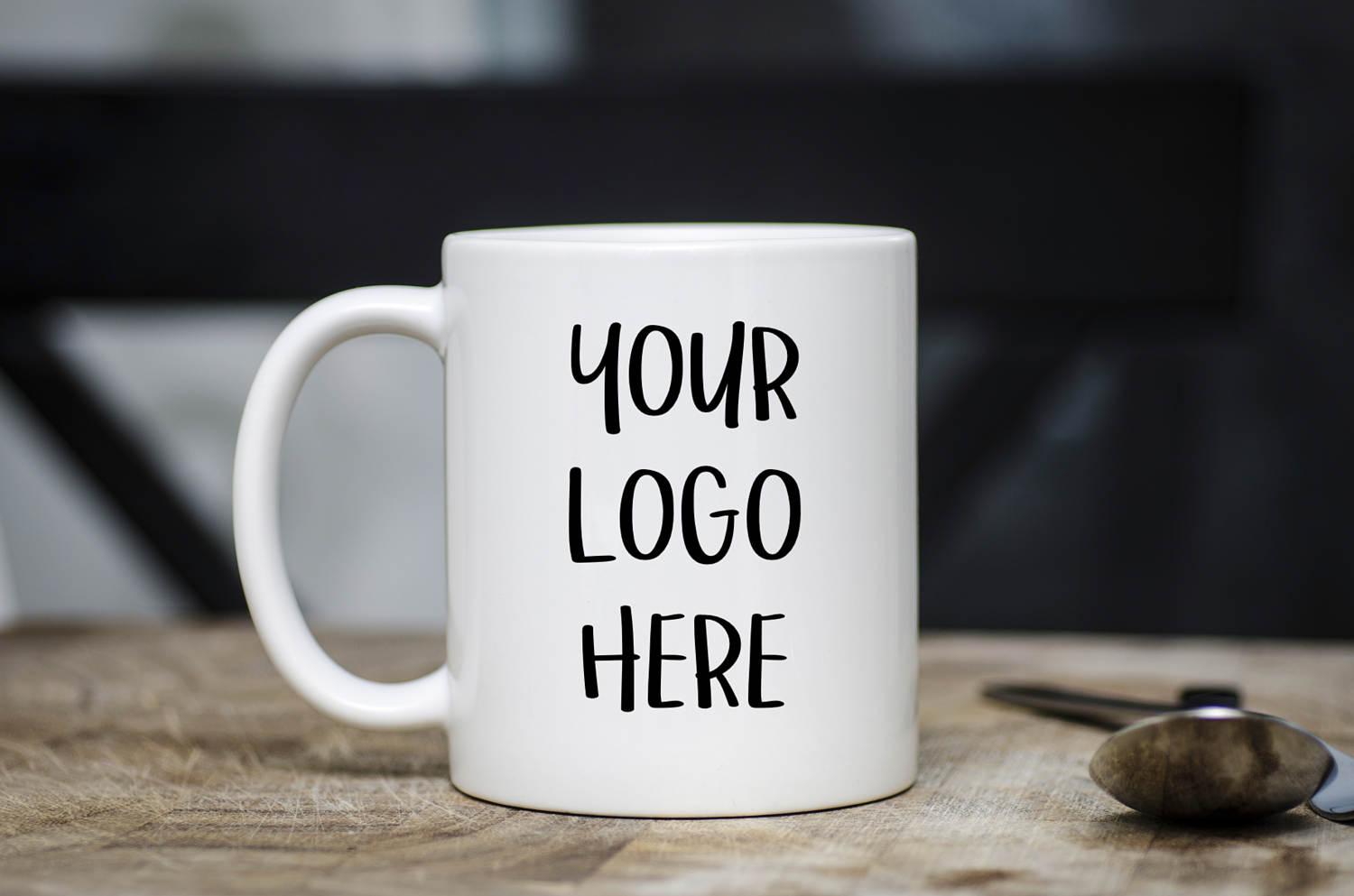 MUG en porcelaine avec marquage logo en impression UV